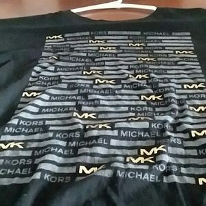 Michael Kors Gold MK Logo Tshirt